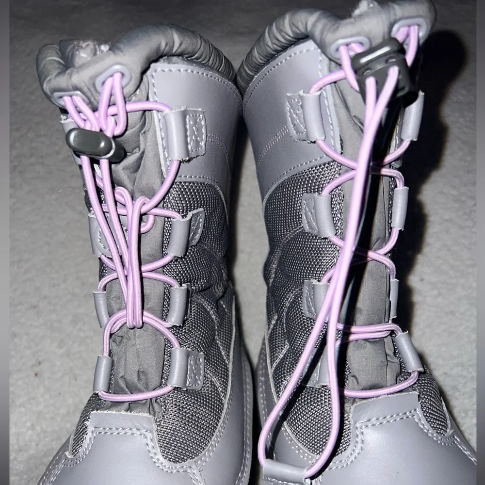The North Face Women Alpenglow Winter Boots | Size 7 | Purple | Grey |